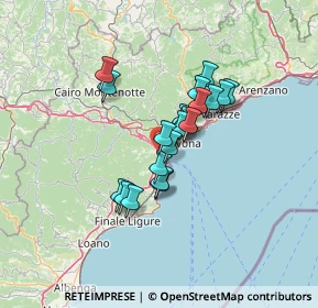 Mappa Via Gagliardi, 17047 Quiliano SV, Italia (9.8565)