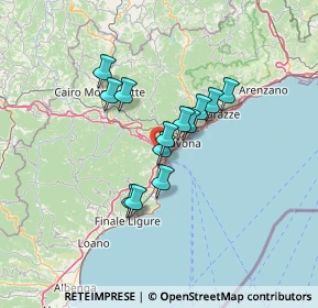 Mappa Via Gagliardi, 17047 Valleggia SV, Italia (9.86538)