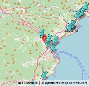 Mappa Via Gagliardi, 17047 Valleggia SV, Italia (4.894)