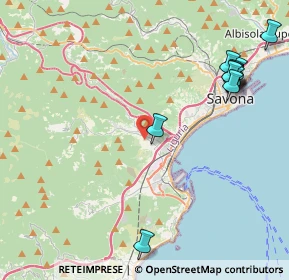 Mappa Via Gagliardi, 17047 Quiliano SV, Italia (5.21364)