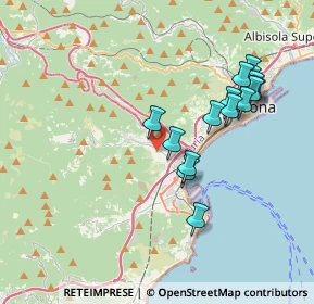 Mappa Via Gagliardi, 17047 Quiliano SV, Italia (3.70067)