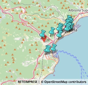 Mappa Via Gagliardi, 17047 Valleggia SV, Italia (3.697)