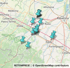 Mappa Via Acquatino, 48018 Faenza RA, Italia (10.0725)