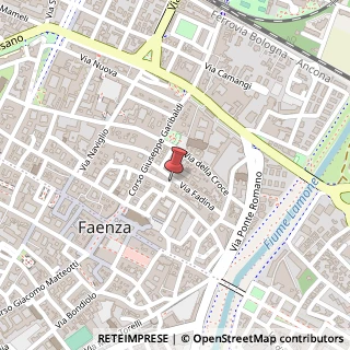 Mappa Via Giuseppe Maria Emiliani, 2, 48018 Faenza, Ravenna (Emilia Romagna)