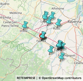 Mappa Via Cannone, 48018 Faenza RA, Italia (12.5)