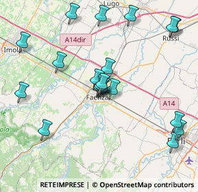 Mappa Via Cannone, 48018 Faenza RA, Italia (8.0105)