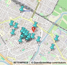 Mappa Via Cannone, 48018 Faenza RA, Italia (0.435)