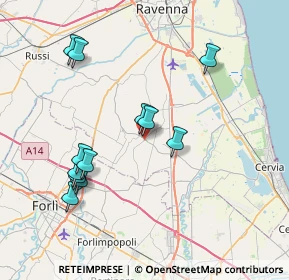 Mappa 48125 San Pietro In Campiano RA, Italia (7.805)