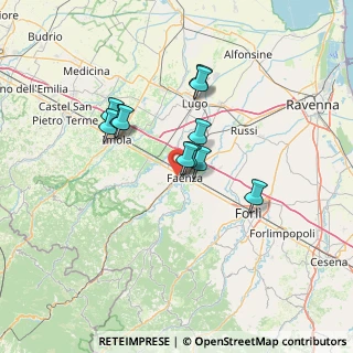 Mappa Viale Cavallotti, 48018 Faenza RA, Italia (10.84727)