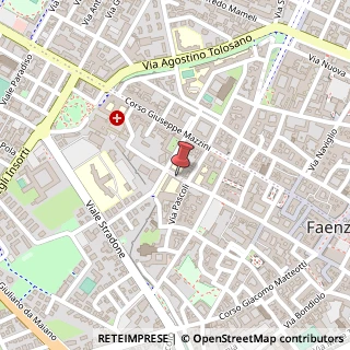 Mappa Via Santa Maria dell'Angelo, 48, 48018 Faenza, Ravenna (Emilia Romagna)