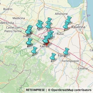 Mappa Via Ballanti Graziani, 48018 Faenza RA, Italia (12.59)