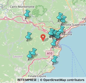 Mappa Via Veirasca, 17047 Quiliano SV, Italia (6.42786)