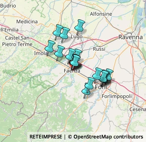 Mappa Piazza Lanzoni, 48018 Faenza RA, Italia (8.9695)