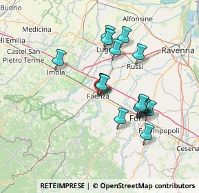 Mappa Piazza Lanzoni, 48018 Faenza RA, Italia (12.44353)