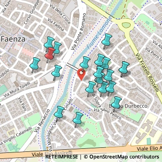 Mappa Piazza Lanzoni, 48018 Faenza RA, Italia (0.2145)