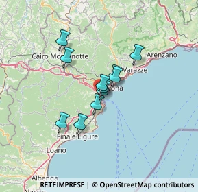 Mappa Via Rossi, 17047 Valleggia SV, Italia (8.96273)