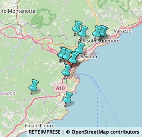 Mappa Via Rossi, 17047 Valleggia SV, Italia (5.16357)