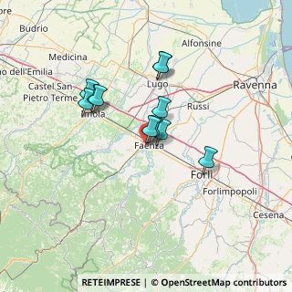 Mappa Via Lamberto Caffarelli, 48018 Faenza RA, Italia (10.94182)