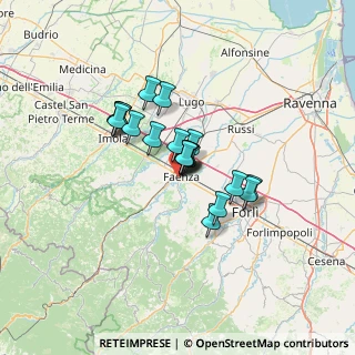 Mappa Via Lamberto Caffarelli, 48018 Faenza RA, Italia (9.109)