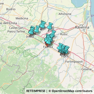 Mappa Via Lamberto Caffarelli, 48018 Faenza RA, Italia (9.3315)