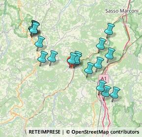 Mappa Via Minghetti, 40038 Vergato BO, Italia (7.39444)