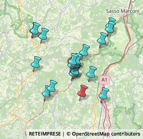 Mappa Via Minghetti, 40038 Vergato BO, Italia (6.0185)