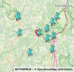 Mappa Via Minghetti, 40038 Vergato BO, Italia (7.51)