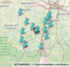 Mappa Via Minghetti, 40038 Vergato BO, Italia (11.48118)