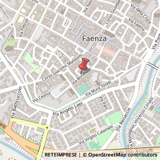 Mappa Via Bondiolo, 11, 48018 Faenza, Ravenna (Emilia Romagna)