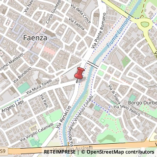 Mappa Via Angelo Lapi, 125, 48018 Faenza, Ravenna (Emilia Romagna)