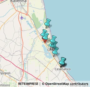 Mappa Via Bassona, 48015 Cervia RA, Italia (5.69455)