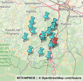 Mappa Vergato, 40038 Vergato BO, Italia (10.065)