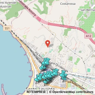 Mappa Via Privata Lombardia, 16039 Sestri Levante GE, Italia (0.7405)
