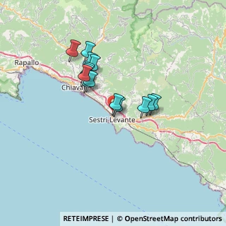 Mappa Via Privata Lombardia, 16039 Sestri Levante GE, Italia (5.64714)
