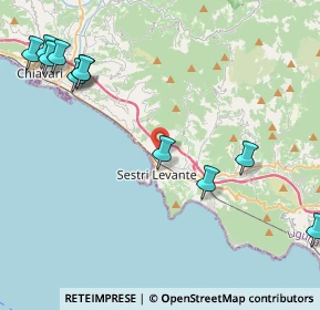 Mappa Via Privata Lombardia, 16039 Sestri Levante GE, Italia (5.54455)