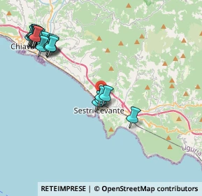 Mappa Via Privata Lombardia, 16039 Sestri Levante GE, Italia (5.0135)