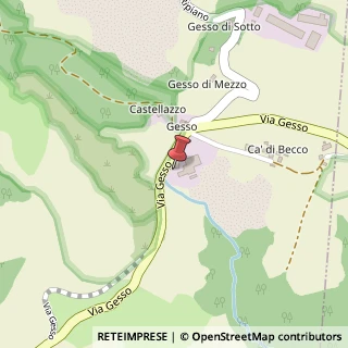 Mappa Via Gesso, 40020 Casalfiumanese BO, Italia, 40020 Casalfiumanese, Bologna (Emilia Romagna)