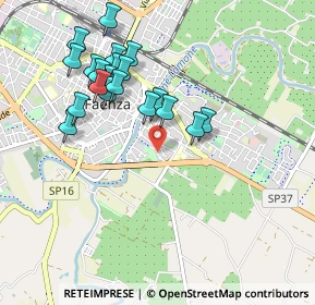 Mappa Via Achille Pantoli, 48018 Faenza RA, Italia (0.9485)
