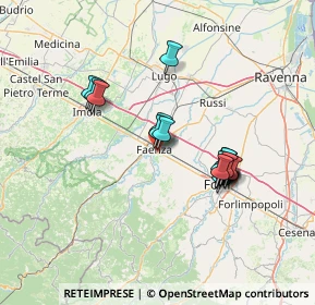 Mappa Via Achille Pantoli, 48018 Faenza RA, Italia (12.4385)