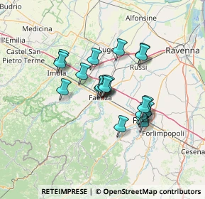 Mappa Via Achille Pantoli, 48018 Faenza RA, Italia (10.4115)