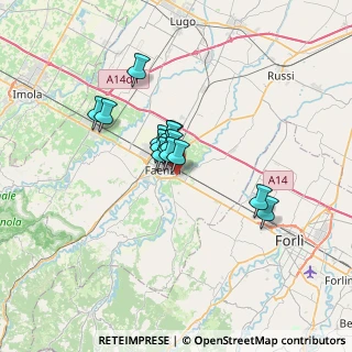 Mappa Via Cesenatico, 48018 Faenza RA, Italia (4.344)