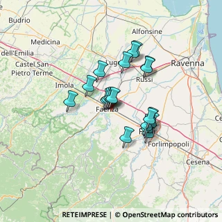 Mappa Via Cesenatico, 48018 Faenza RA, Italia (10.4065)