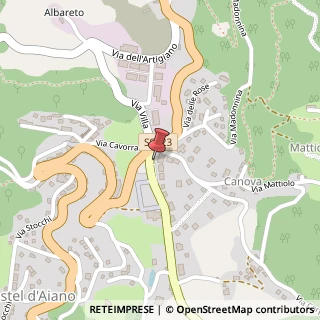 Mappa Via Val D'Aneva, 5, 40034 Castel d'Aiano, Bologna (Emilia Romagna)