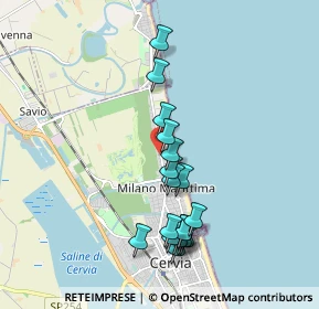 Mappa Viale Giacomo Matteotti, 48015 Cervia RA, Italia (1.82278)