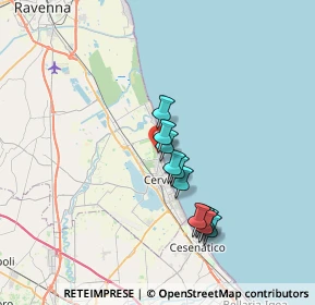 Mappa Viale Giacomo Matteotti, 48015 Cervia RA, Italia (5.94545)