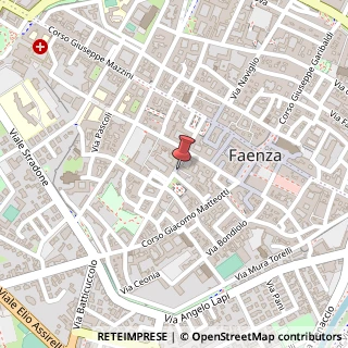 Mappa Via Giulio Castellani, 29, 48018 Faenza, Ravenna (Emilia Romagna)