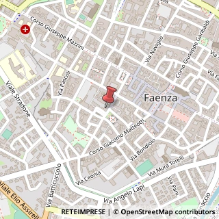 Mappa Piazza San Giacomo della Penna, 7, 48018 Faenza, Ravenna (Emilia Romagna)