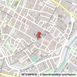 Mappa Piazza del Popolo, 19, 48018 Faenza, Ravenna (Emilia Romagna)