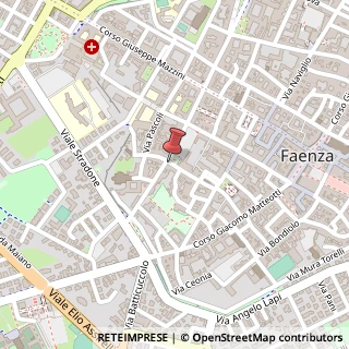 Mappa Via Giulio Cesare Tonducci, 28, 48018 Faenza, Ravenna (Emilia Romagna)