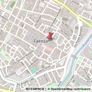 Mappa Via Marco da Faenza, 3, 48018 Faenza, Ravenna (Emilia Romagna)